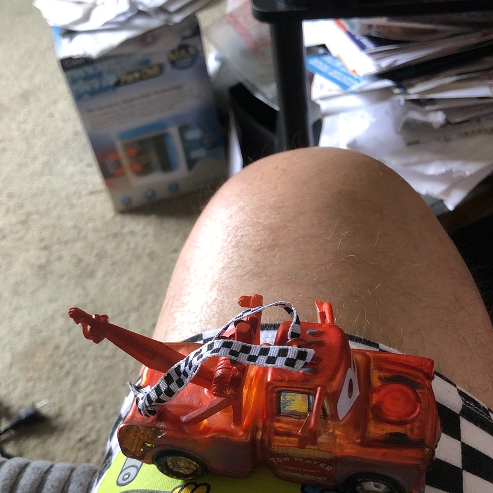 Red Tow Truck Pull-Back Toy Car for Kids